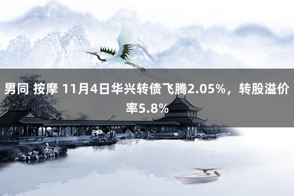 男同 按摩 11月4日华兴转债飞腾2.05%，转股溢价率5.8%